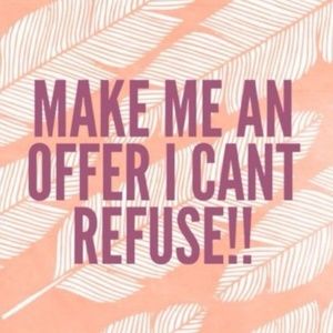 ✨Go Ahead! Make Me An Offer I Can't Refuse!!